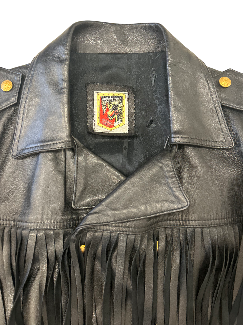 Leather and Fringes Jacket
