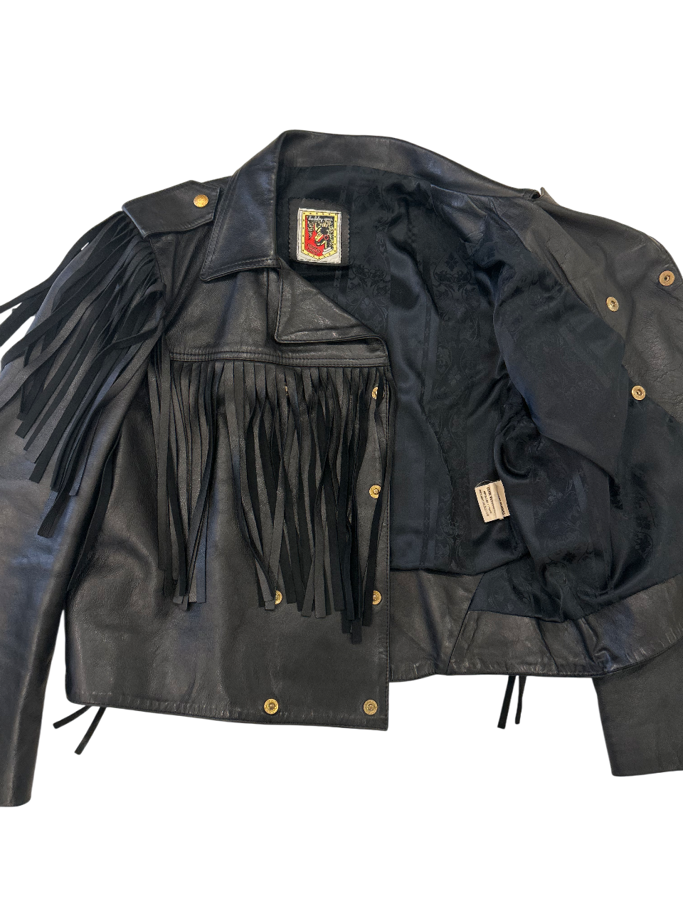 Leather and Fringes Jacket
