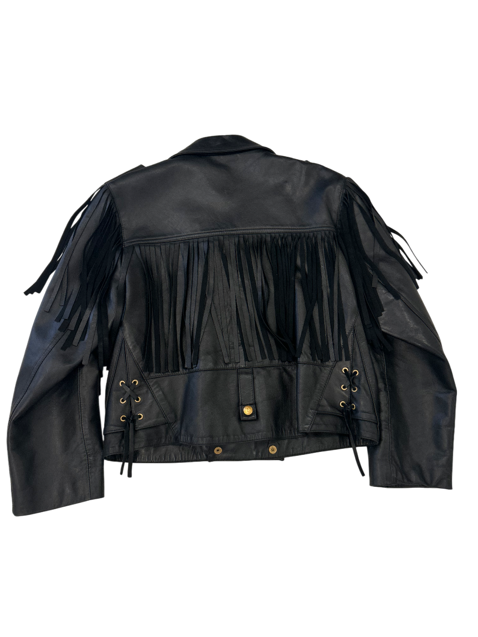 Leather and Fringes Jacket