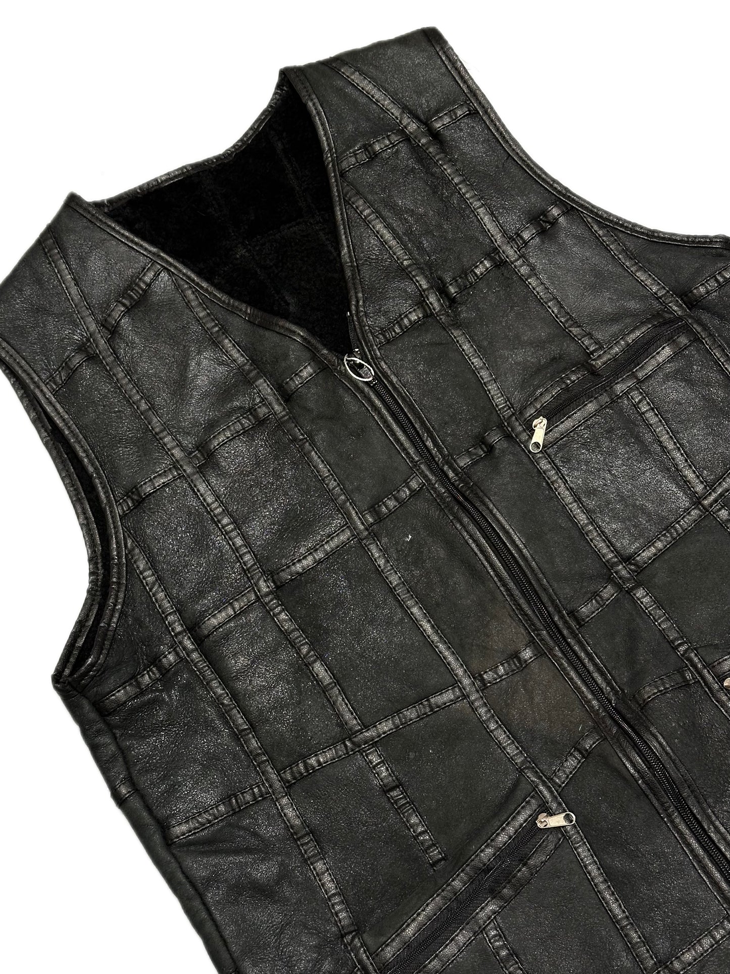 Veste Sans-Manches en Mouton Réversible