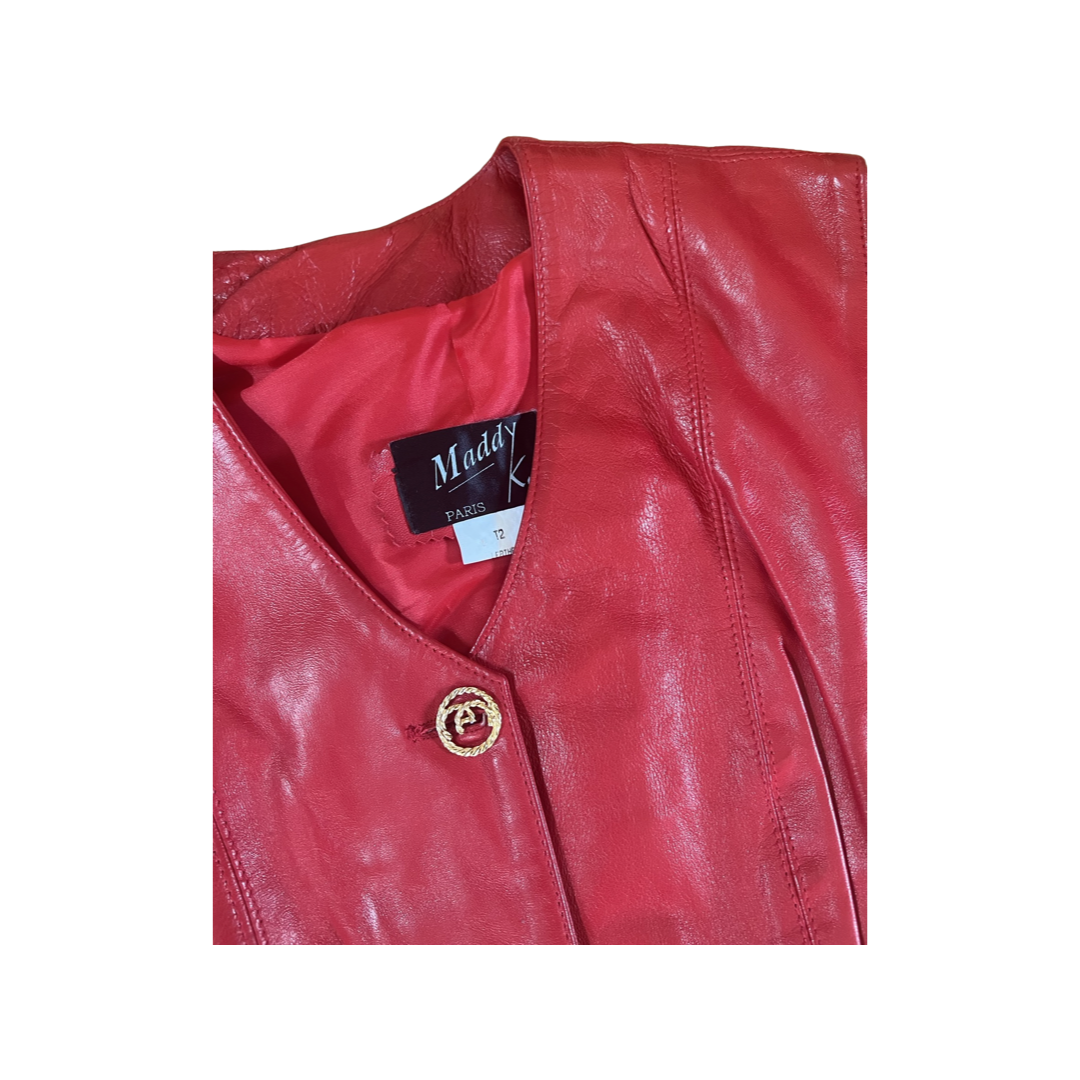 Red Leather Set