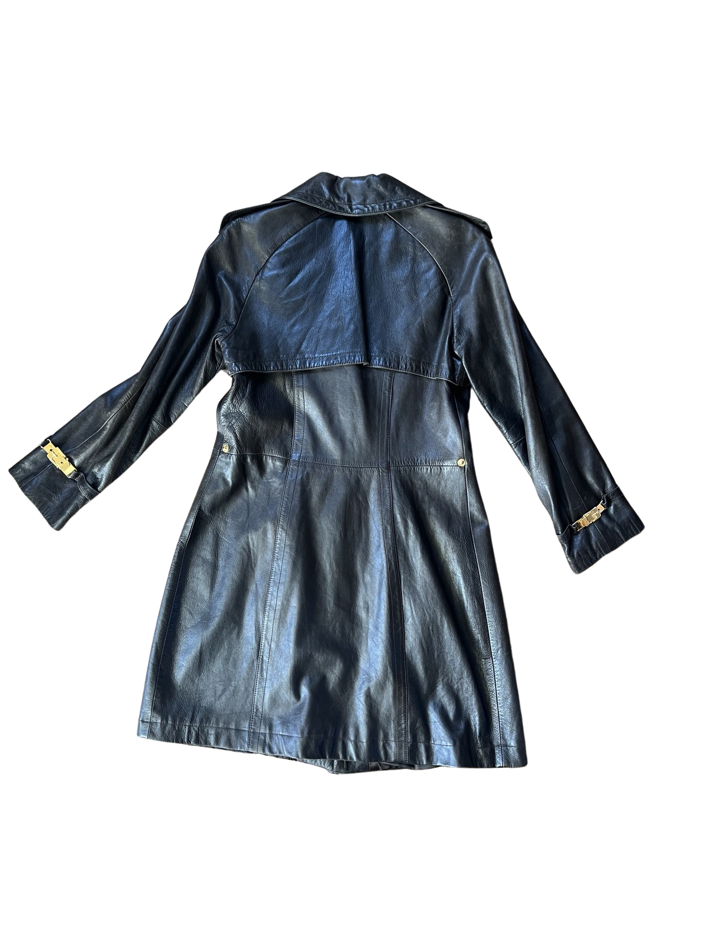 Celine Brown Leather Trench