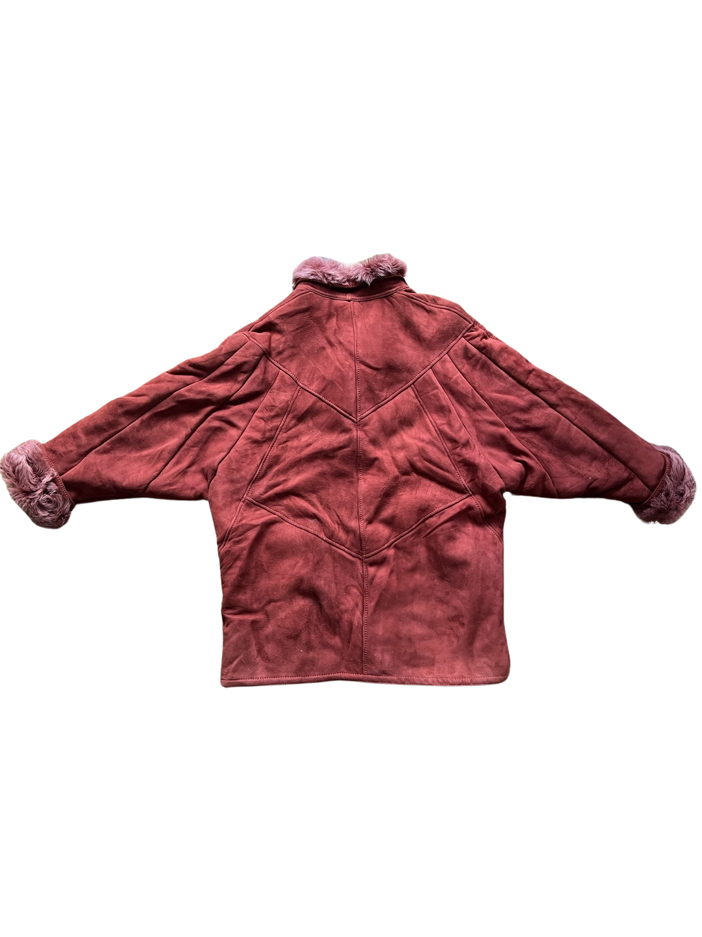 Red Shearling Coat