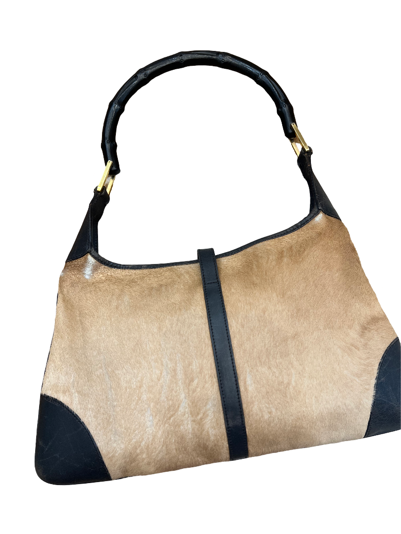 Sac Jackie Gucci poulain anse bamboo