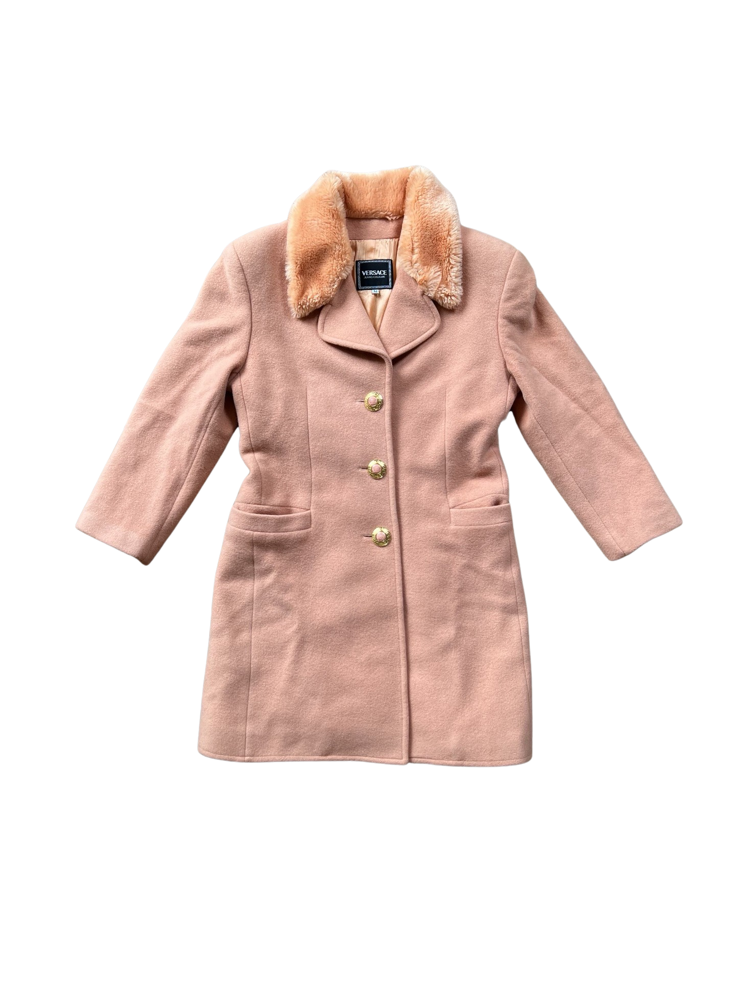 Manteau Versace Pêche