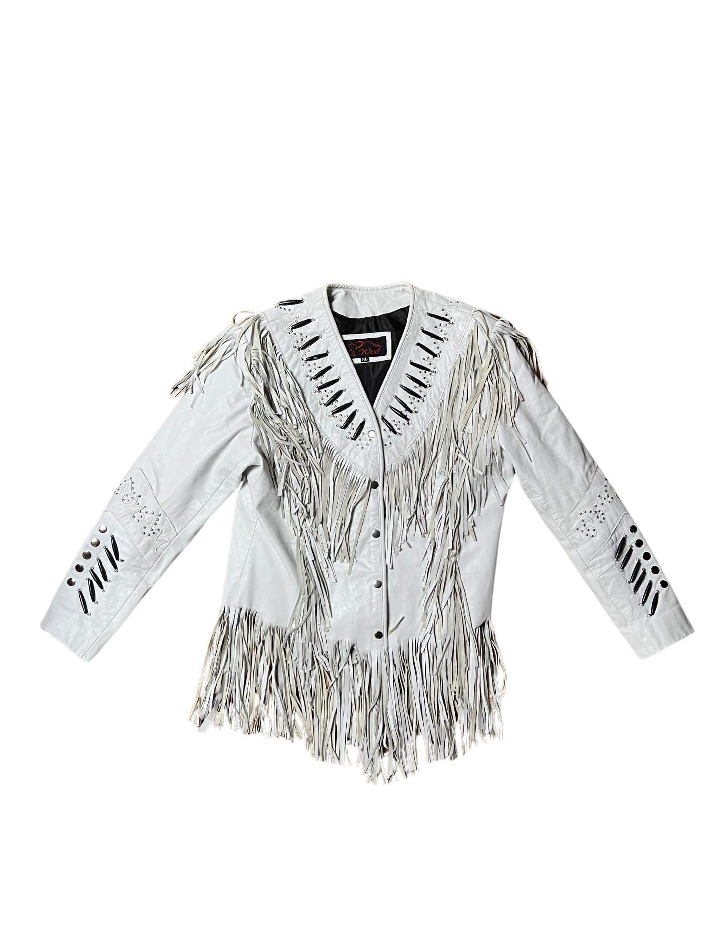 White Country Leather Jacket